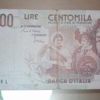 Falso d'epoca 100000 Caravaggio 1° tipo