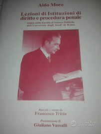 Moro A. Lezioni di ist. Diritto e procedura penale
