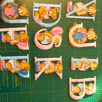 lettere adesive, patch termo adesivi 