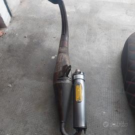 Marmitta e sella booster moto 50
