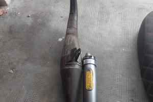 Marmitta e sella booster moto 50