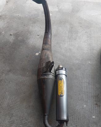 Marmitta e sella booster moto 50