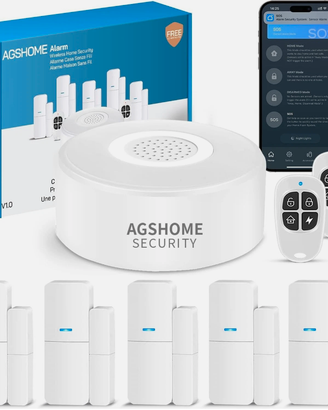 Allarme Casa Senza Fili Kit Antifurto Con 1 Sirena