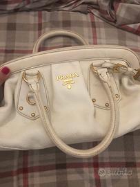Borsa prada bianca