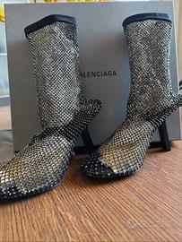 Stivali Balenciaga con strass tg 39