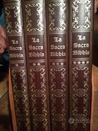 Sacra Bibbia illustrata 4 volumi collezione