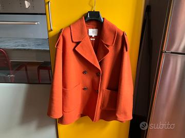 Giaccone color arancio donna