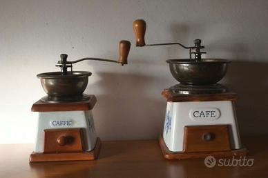 2 macina caffè vintage piccolo e medio