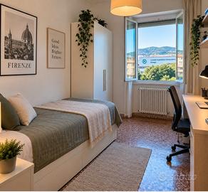 Stanza singola-Firenze Careggi-arredata