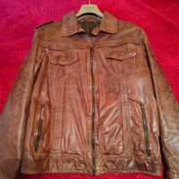 Giubbotto VERA PELLE tg. 54