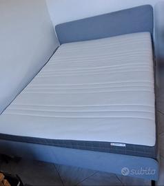 letto slattum e materasso morgedal ikea 