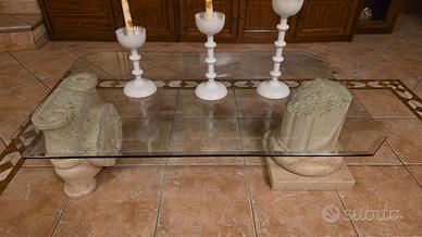 Decorazione Sole & Luna + Tavolino in vetro