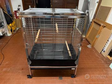 Gabbia Voleria ESSEGI Cromata/Inox - Restaurata