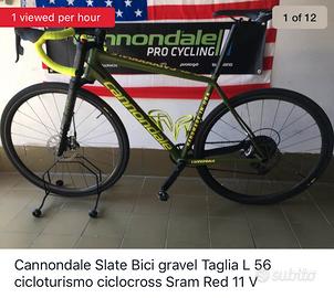 Bici cannondale Slate Gravel Taglia L56 Sram Lefty