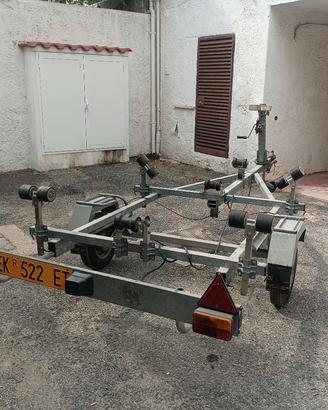 carrello porta gommone 