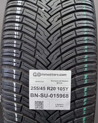 1 Pneumatico 255/45 R20 Pirelli Scorpion All Seaso