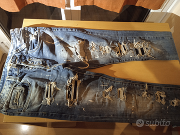 Jeans uomo gamba larga vestiti ragazzo pantaloni