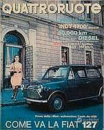 Rivista quattroruote maggio 1971