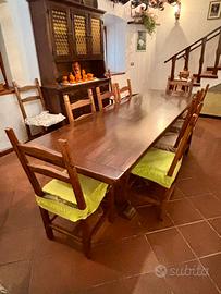 SOGGIORNO/SALA DA PRANZO IN LEGNO DI CASTAGNO