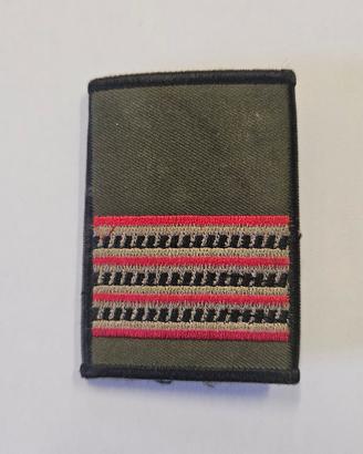 grado tubolare con  velcro  per 1°Maresciallo 