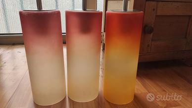 Lampadario tre luci e luce singola