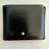 Portafoglio Mont Blanc in pelle.