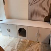 Armadietto copertura per lettiera per soggiorno