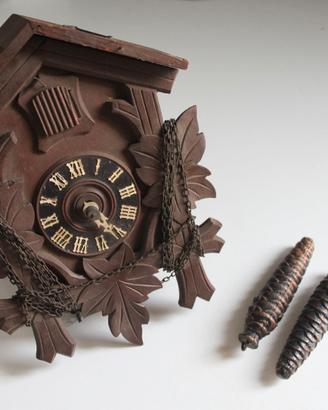 Orologio a cucù anni 50 da collezione per ricambio