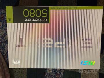 MSI GeForce RTX 5080 EXPERT OC NUOVA/SIGILLATA