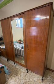 Armadio guardaroba vintage anni 40'