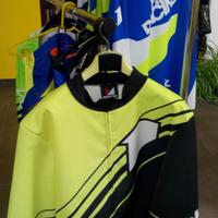 Giacca antivento motocross giallo flu enduro first