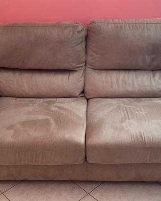 Divano letto color tortora