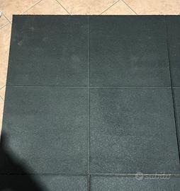 Tappeti gommati palestra 1x1 m