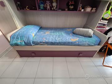 LETTO SINGOLO CON LETTO ESTRAIBILE