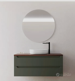 Mobile bagno verde 120 cm