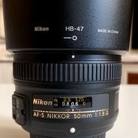 Obiettivo Nikon 50 mm  1.8