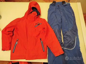 Abbigliamento neve per bimbo altezza 125-140 cm
