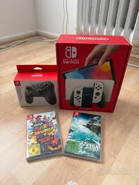 Nintendo Switch OLED + Pro Controller