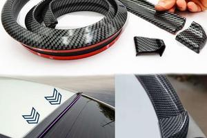 SPOILER Posteriore Compatibile con Lancia CARBONIO