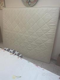 Rete a doghe e materasso in lattice