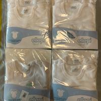 Stock 7 body neonato cotone 3 mesi mezza