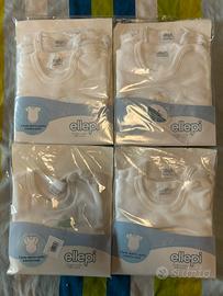 Stock 7 body neonato cotone 3 mesi mezza