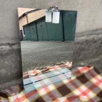 Specchio Bagno con Mensola in Vetro con Faretto