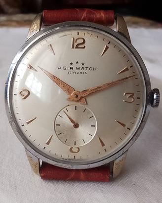 Agir Watch anni 60 carica manuale calibro Eta 1120