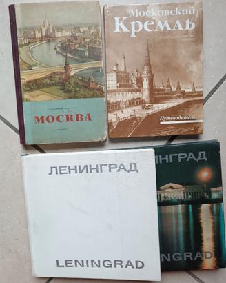 Mosca, Kremlino, Leningrado (tutti in russo)
