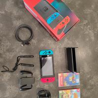 Nintendo switch più giochi usata poco