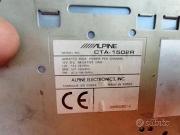 Kit CD +stereo alpin
