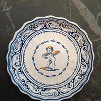 PIATTO IN MAIOLICA DI FAENZA