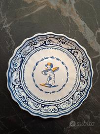 PIATTO IN MAIOLICA DI FAENZA