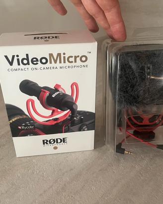 RØDE VideoMicro Microfono Shotgun per Fotocamera